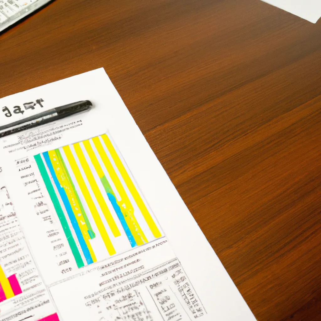 Bar chart comparing short-term and long-term capital gains tax rates on a desk