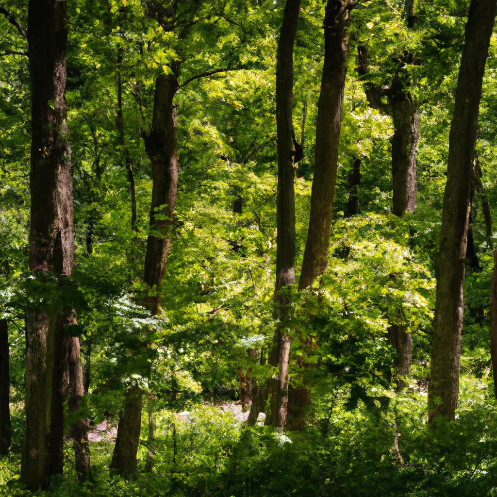 Wooded forest parcel near Greenwood, IN